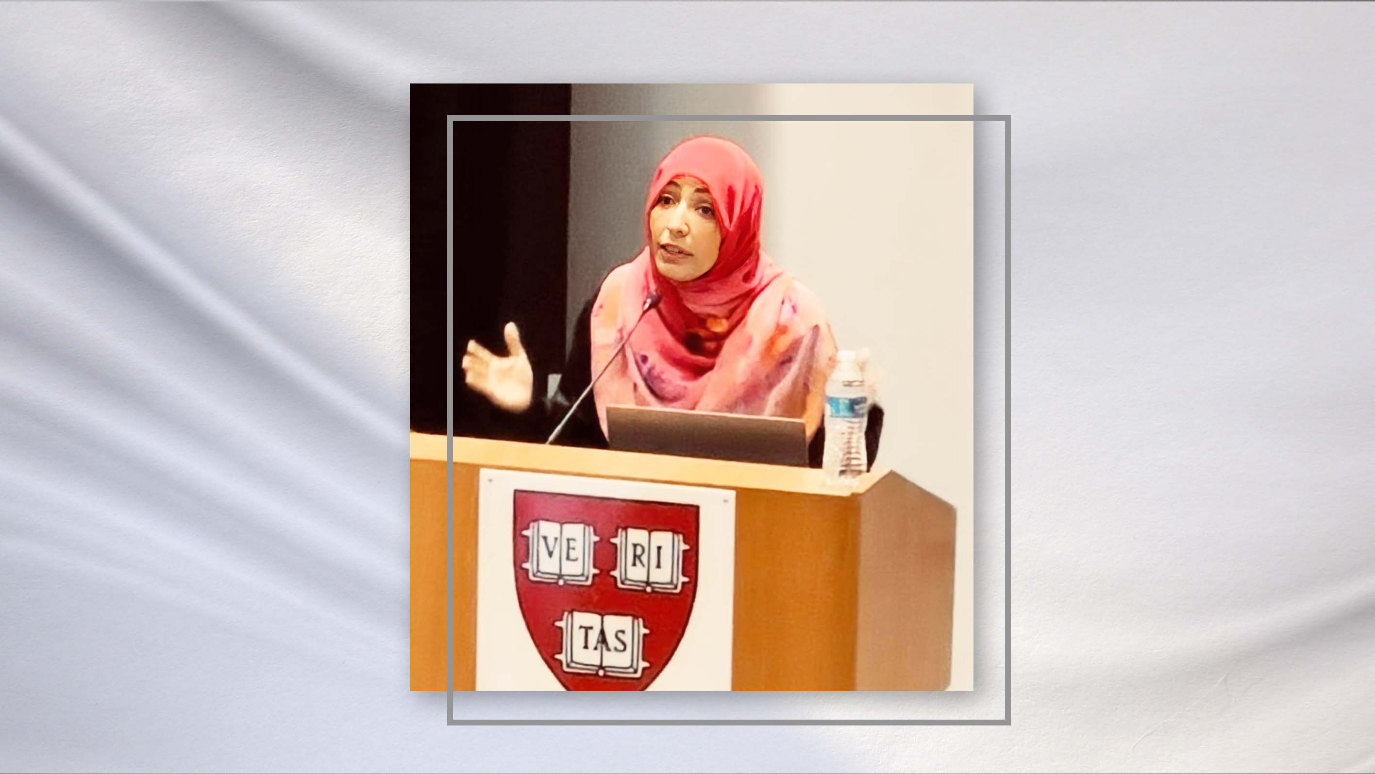 كلمة توكل كرمان في المؤتمر العربي 2023 بجامعة هارفارد 